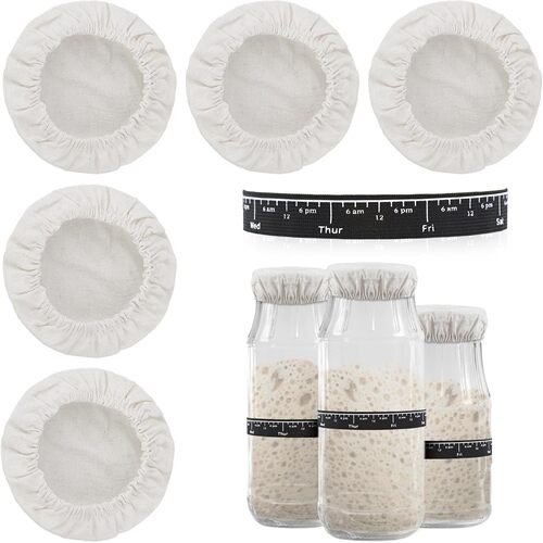 Cross-border fermentation tank accessories set culture dish cloth lid marker band feeding band stirrer stick