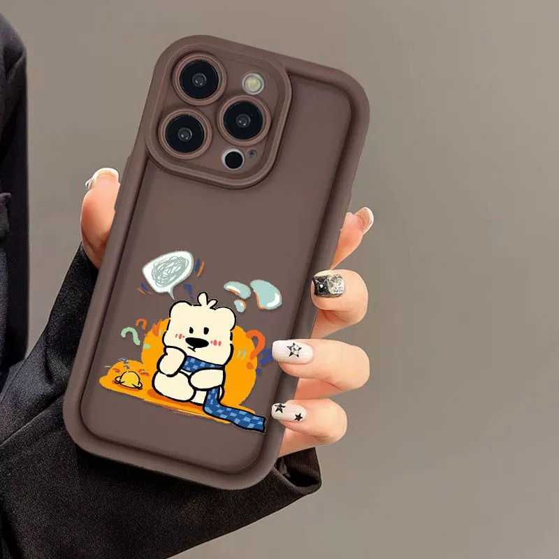 Apple, совместимый чехол, матовый милый iPhone 13, iphone, 16promax, 11, защита от падения
