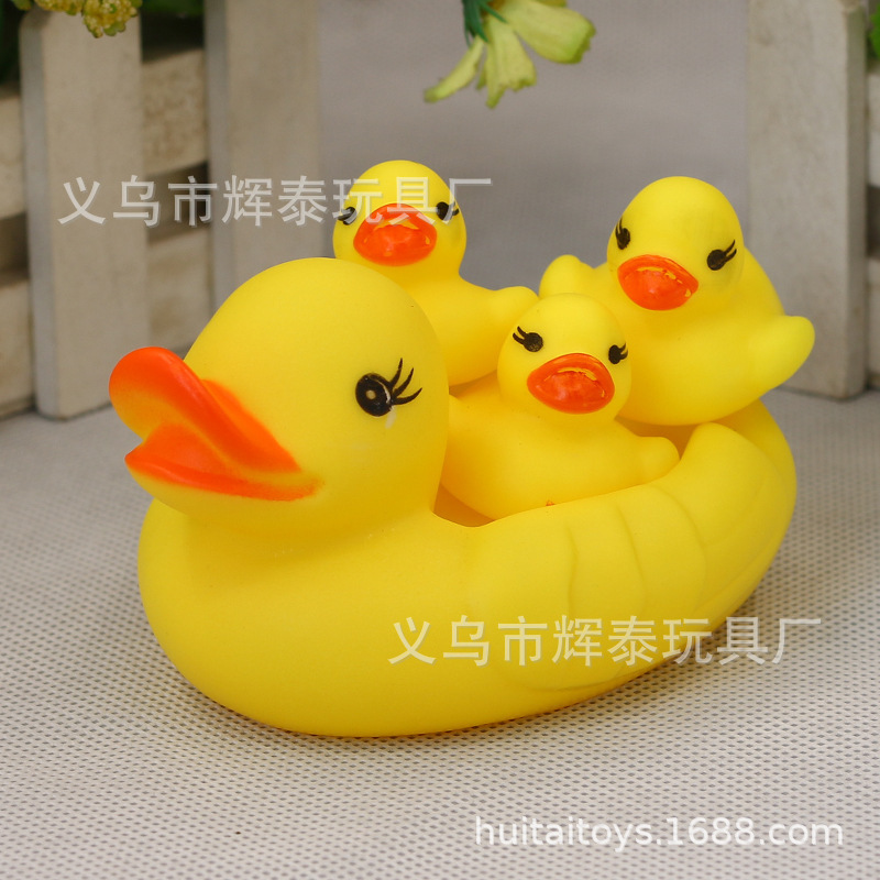Wholesale call duck big three small net bag mother duck pinch call water duck baby bath swimming toys Wholesale call duck big three small net bag mother duck pinch call water duck baby bath swimming toys