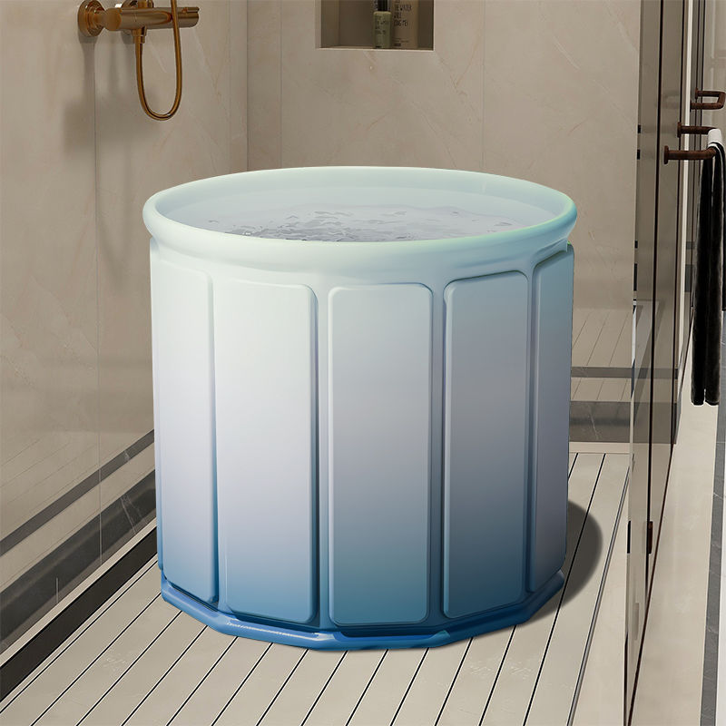Baño plegable para adultos, baño doméstico plegable para niños, bañera de baño más gruesa para bebés nadar todo el cuerpo