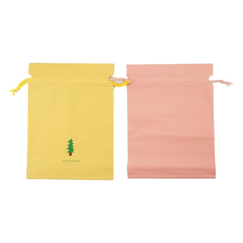 En stock al por mayor Eva esmerilado cordón bolsa color caramelo Almacenamiento de viaje ropa para niños bolsa de plástico cordón