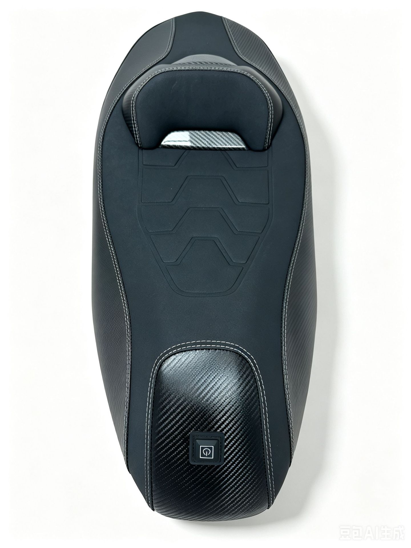 Cross-border wholesale motorcycle modification parts: seat cushion with lumbar support design, non-destructive installation, non-slip, breathable, soft and comfortable
