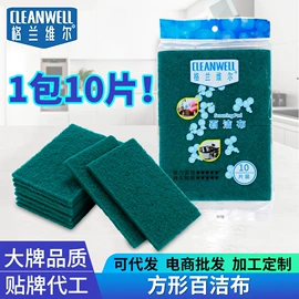 抹布、百洁布;海绵擦;清洁球/刷