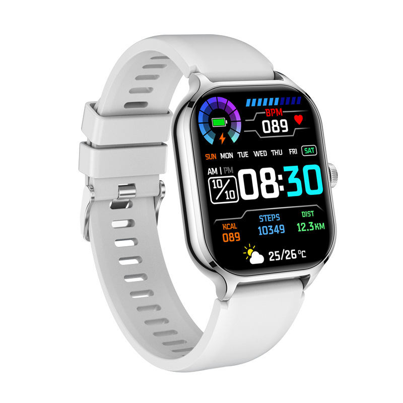 Reloj inteligente Z49 GTS4 con pantalla grande de 2,01", pulsera Bluetooth deportiva con monitor de frecuencia cardíaca