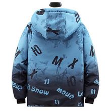 2025冬季新款加绒加厚外套男国潮青少年学生中大童大码保暖棉服