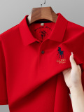 (Трансграничная торговля), летняя модная футболка polo, короткий рукав, с вышивкой