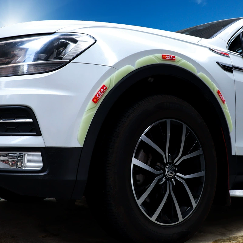 Бровь колеса автомобиля полоса защиты от столкновений буфер двери автомобиля силиконовая декоративная Ступица колеса против царапин и расширения универсальная защитная наклейка