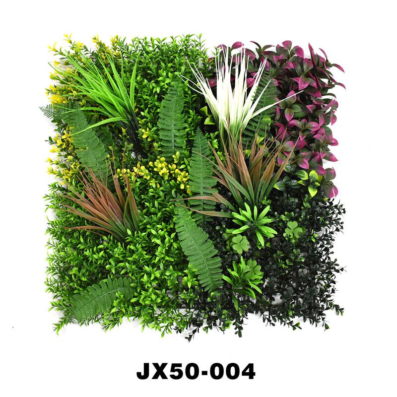 批发50*50绿植墙仿真植物草坪墙面装饰背景花墙塑料人造假草皮|undefined