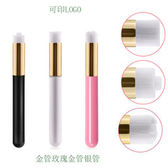 2022 New Mousse Nose Brush with Wooden Handle, Suction Head, Flat Head, Flower Head Cleansing Makeup Brush for Blackhead Removal and Nose Cleaning