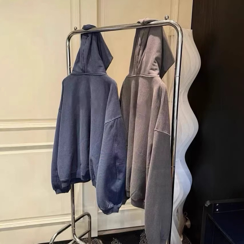 Dw Alexander Wang's New Men's and Women's Hooded Zipper Sweatshirt Jacket Autumn and Winter Couple's Loose-Fitting Sweatshirt Dw Alexander Wang's New Men's and Women's Hooded Zipper Sweatshirt Jacket Autumn and Winter Couple's Loose-Fitting Sweatshirt