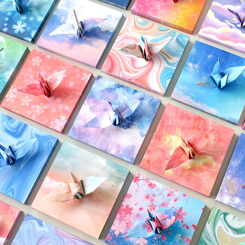 Twelve constellations thousand paper crane origami special paper color starry sky love square children's kindergarten handmade color paper