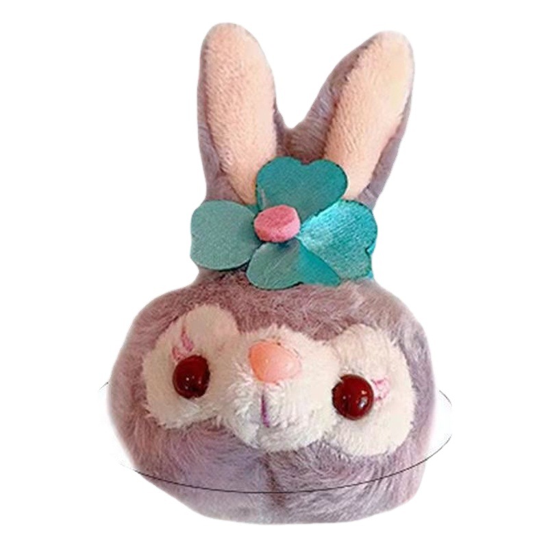 Un gran número de estrellas en stock Delu conejo broche nueva Duffy conejo de dibujos animados lindo Ropa Accesorios tocado