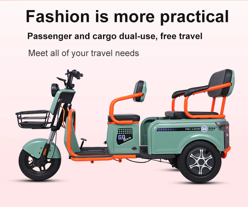 Mobility Scooter Customizable Logo Electric Tricycle