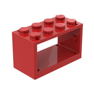 [Minimum Order of 1kg] Cross-Border Moc Building Blocks Compatible with Lego 4209 Square Box 2*4*2 Reel Box Small Particle Accessories