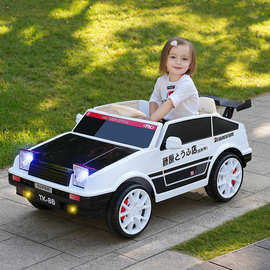 儿童电动车可坐人充电四轮遥控汽车可载人宝宝电动四驱玩具车童车