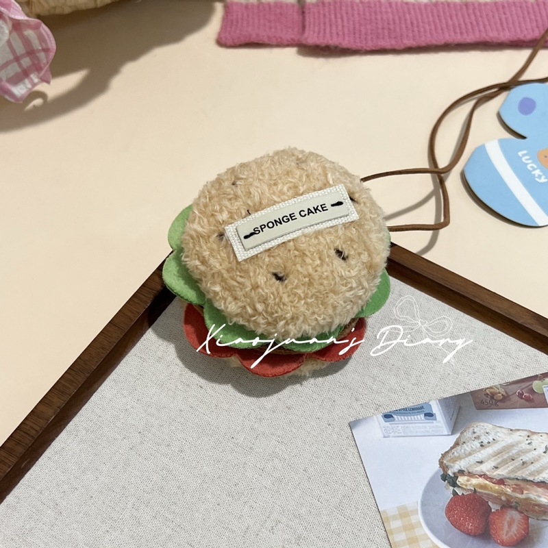 キュートで楽しいぬいぐるみデザートネックレスペンダントチェリーケーキバッグペンダント甘い女の子のドレス小さなアクセサリー|undefined