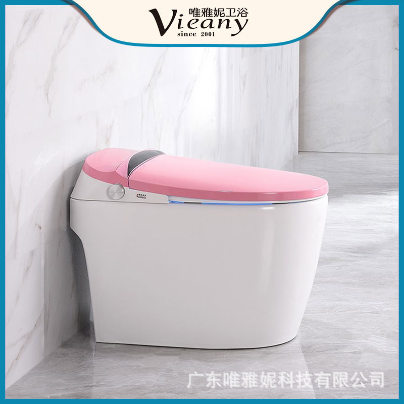 Automático Rosa inodoro inteligente sin límite de presión automático Flip instantánea voz inodoro eléctrico Ultimate Edition