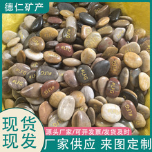 厂家供应DIY雨花石雕刻抛光鹅卵石园林造景工程铺路铺地鱼缸装饰
