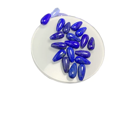water drop-shaped beads, half-drilled, with a: Zərgərlik ara hissələri