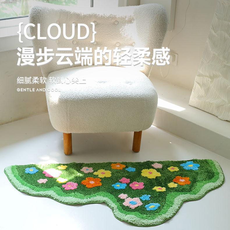 Children's green carpet for living room 3
