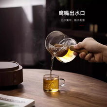 QD4D陈皮专用玻璃煮茶壶电陶炉 家用小青柑老白茶侧把过滤一体泡