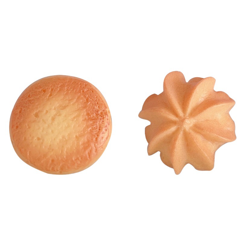 Dibujos animados lindo cookie horquilla simulación comida diversión divertido flequillo clip lateral chica dulce horquilla accesorios para el cabello