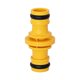 Repair water pipe double-way nipple joint plastic joint water pipe two-way joint water gun water pipe joint fittings
