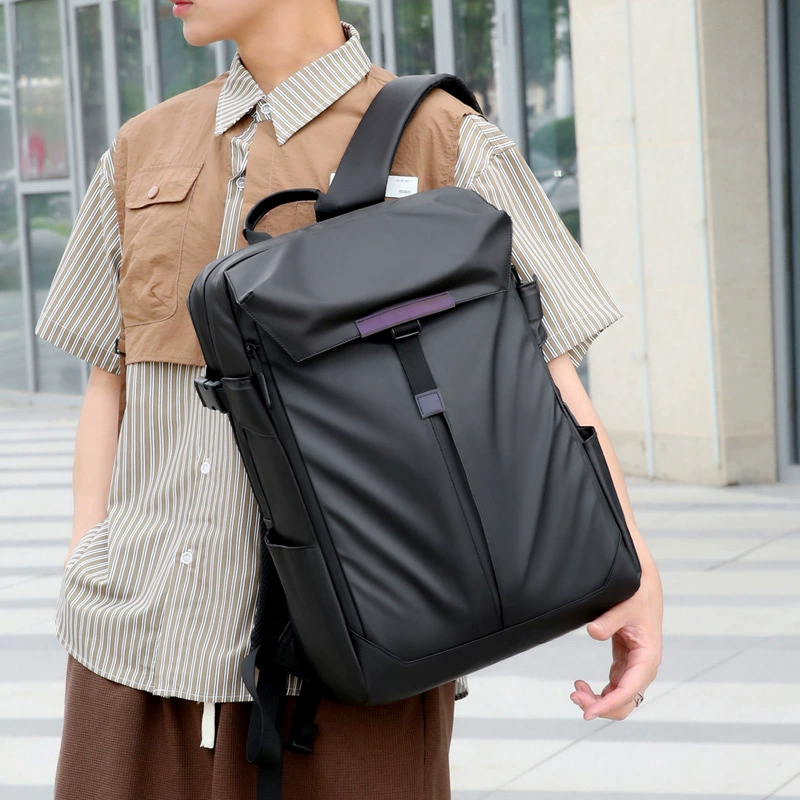 Capacious backpack, men's travel bag for leisure, universal laptop, business version