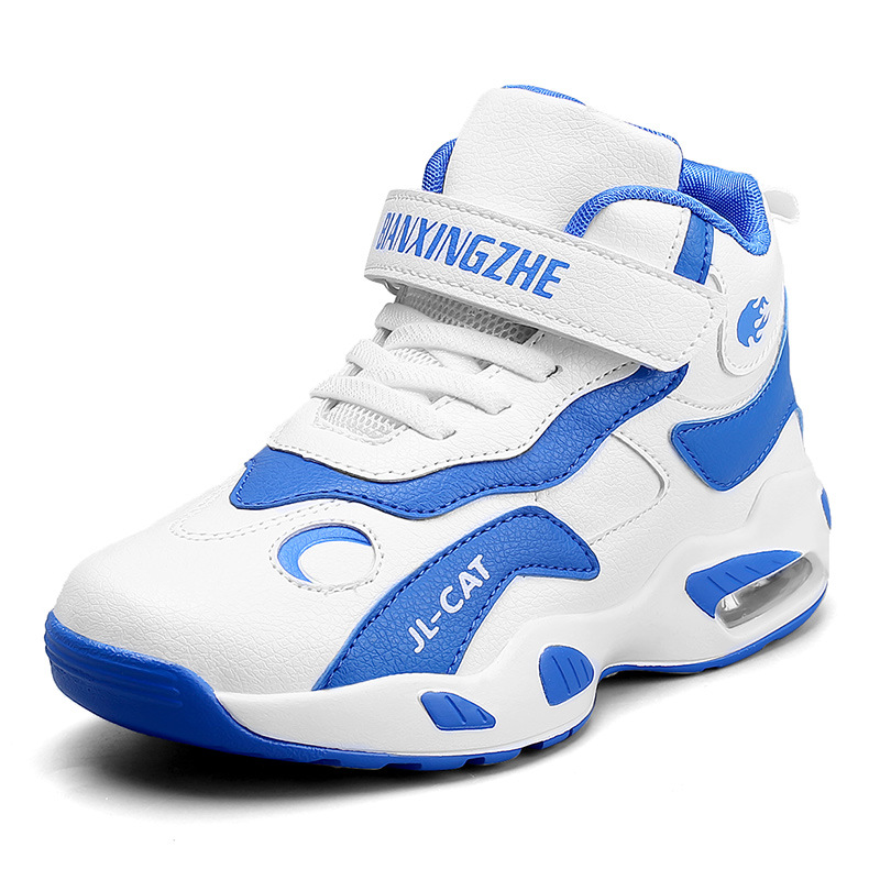 2025 otoño y invierno para niños zapatos de baloncesto con almohadilla de aire para niños zapatos deportivos de alto nivel zapatos de carreras casuales para niñas un cabello