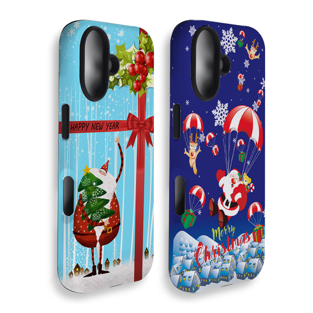 55g Weight iPhone Applicable Brands Phone Cases Classification tpu Material Christmas Tree, Santa Claus, Elk Pattern Cute, Classic Style Style Tpu Christmas Tree Santa Claus Elk Cute Classic Style Phone Cases Phone Accessories 11
