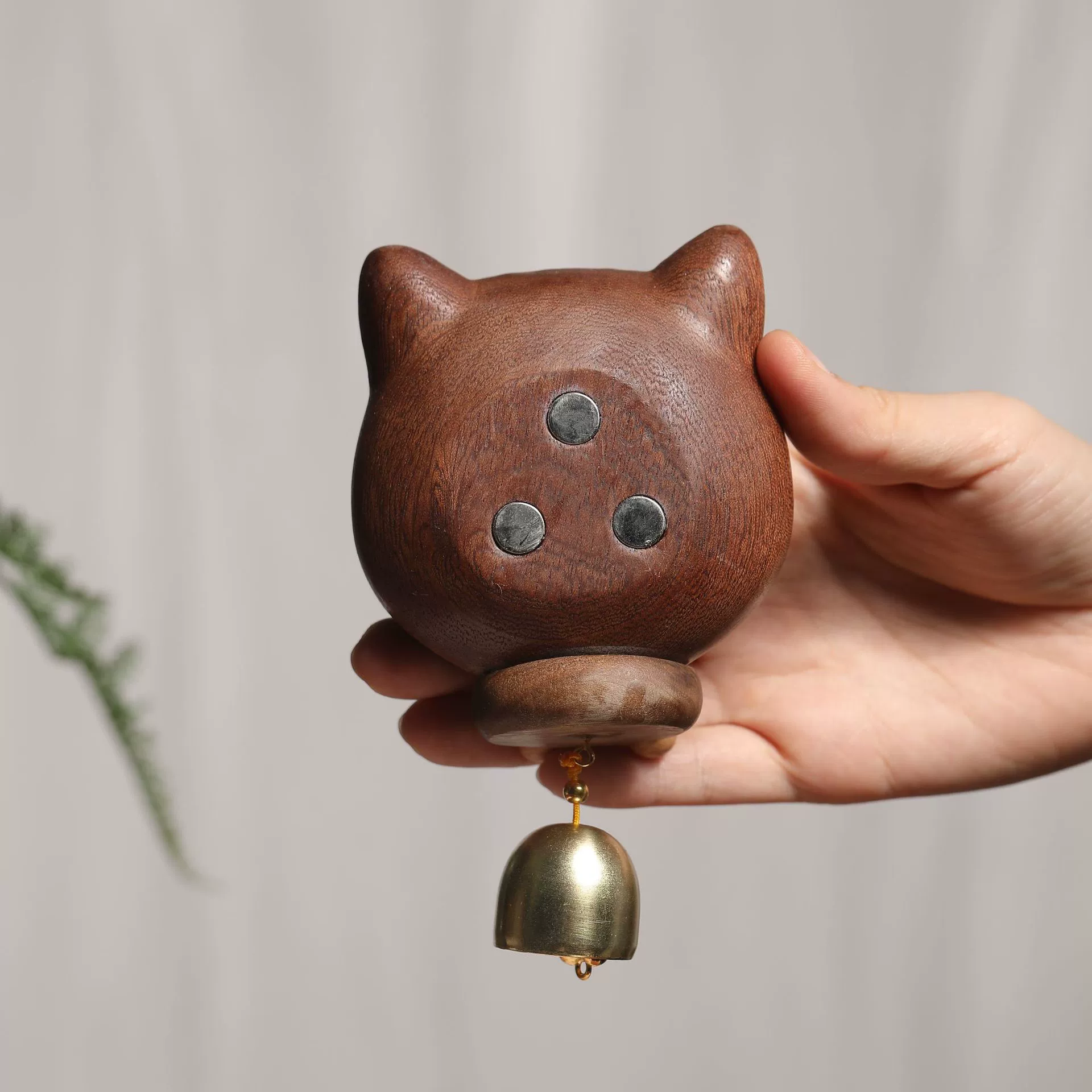 Популярная Ebony Shiba Inu Wind Chime подвеска милый исцеление магнитное домашнее хозяйство входа декор творческая фабрика прямая продажа