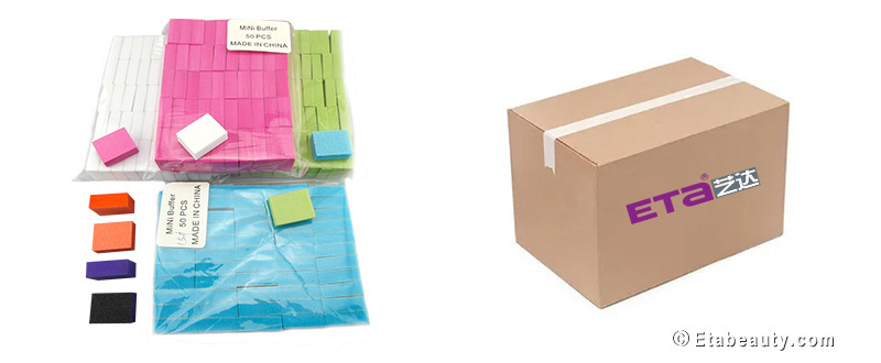 美甲工具方形抛光块两面打磨修型搓条豆腐块