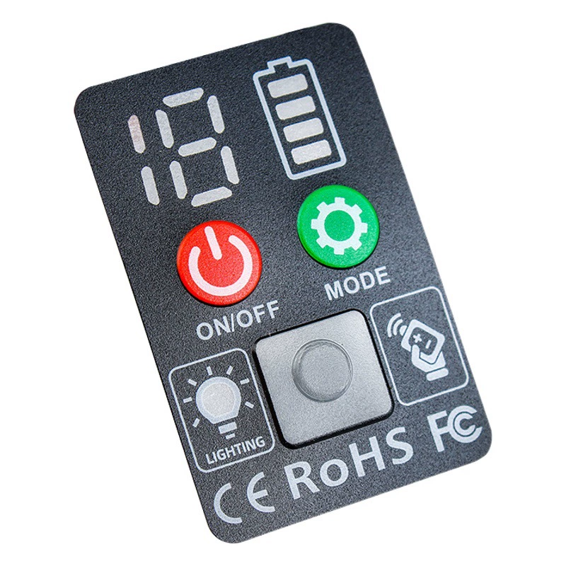 ПВХ пленка сенсорная кнопочная панель акриловая панель управления ПК шелкография наклейка электронные весы ключ лицо наклейка