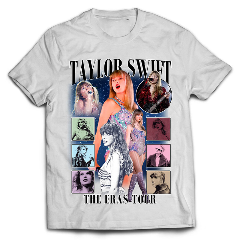 Taylor Swift Taylor Swift Mei Mei Singer Character European and American Trendyy Casual Short-Sleeved Men's T-Shirt