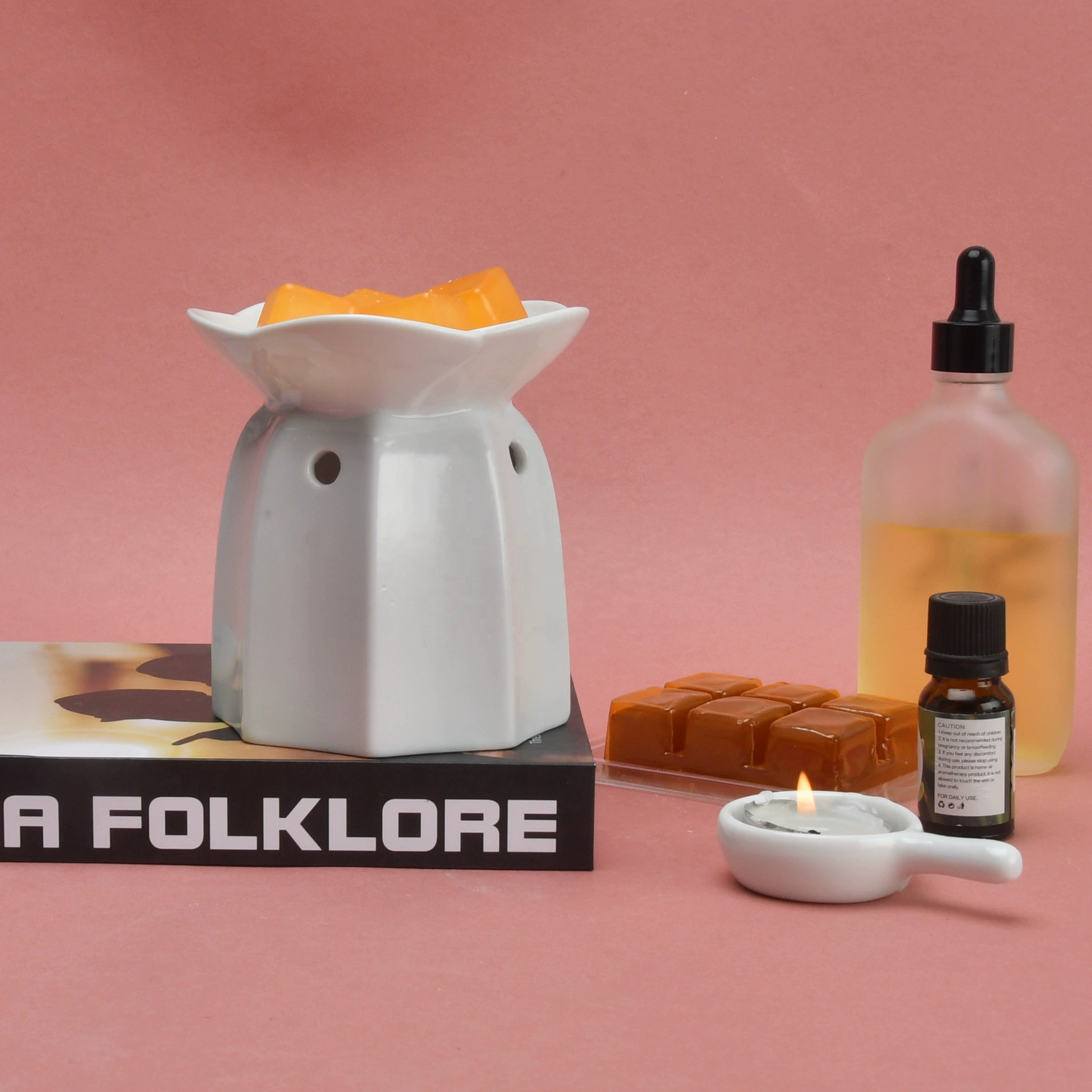 Керамическая парфюмерная печь для благовоний лампа для духового масла новая 2024 свеча для трансграничных горячих продаж креативный скандинавский дом