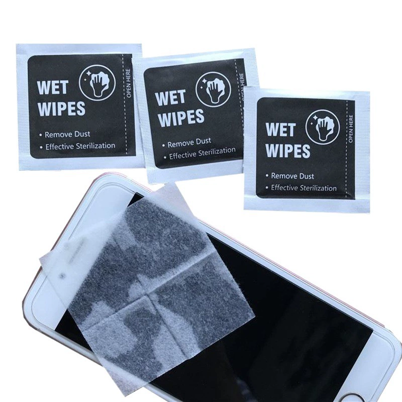 В наличии Комплект вспомогательной пленки из закаленной пленки Костюм для чистки экрана мобильного телефона Kodak Дезинфекция Алкоголь Упаковка Три штуки