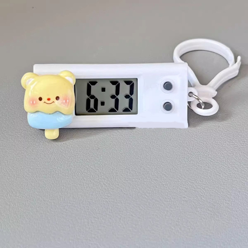 無言の雲の三角形の掛け時計の携帯型の学生の電子時計のデスクトップの試験のスケジュールの小型の静音|undefined