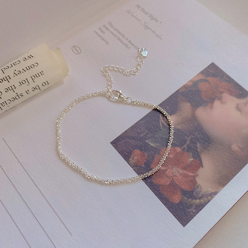 Sparkling Milky Way Star Bracelet Women's Summer Ins Niche Design High-end Super Fairy Student Bestie Bracelet