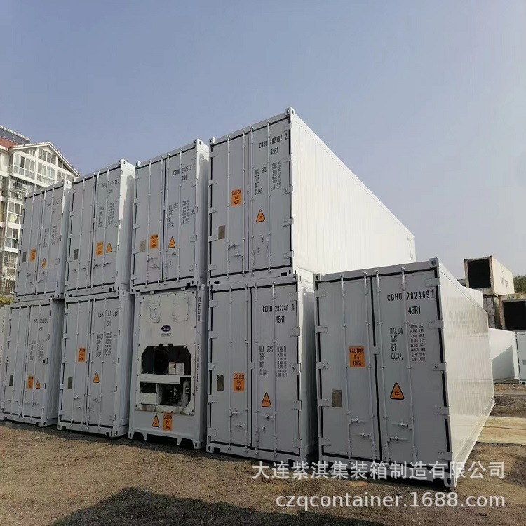 制冷冷藏集装箱 冷冻集装箱 可调节温度集装箱 冷冻生鲜食品 温控