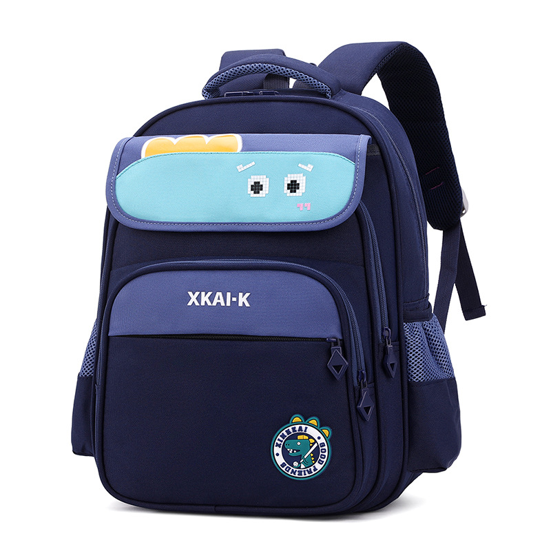 Entrega de una sola pieza de pescado natural nueva mochila estudiante de escuela primaria grado 2-5 niño hembra ligero protección de la columna vertebral transfronteriza caliente