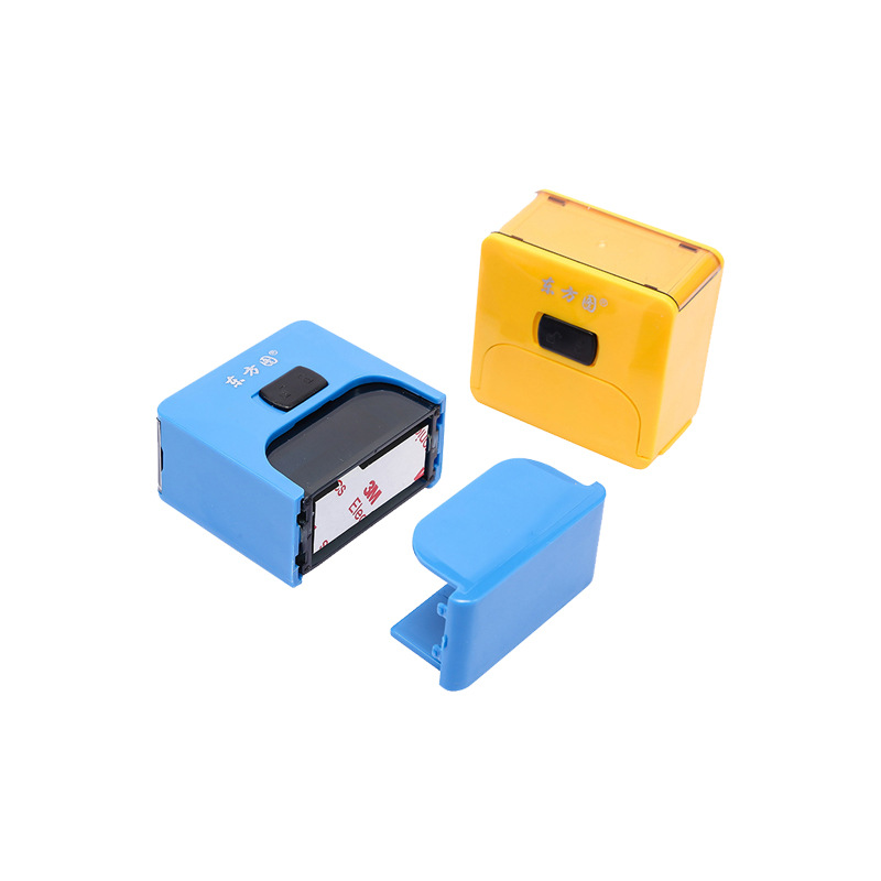 Imagen oriental sello flip color plano capítulo rectangular 38*14MM material de sello de tinta al por mayor