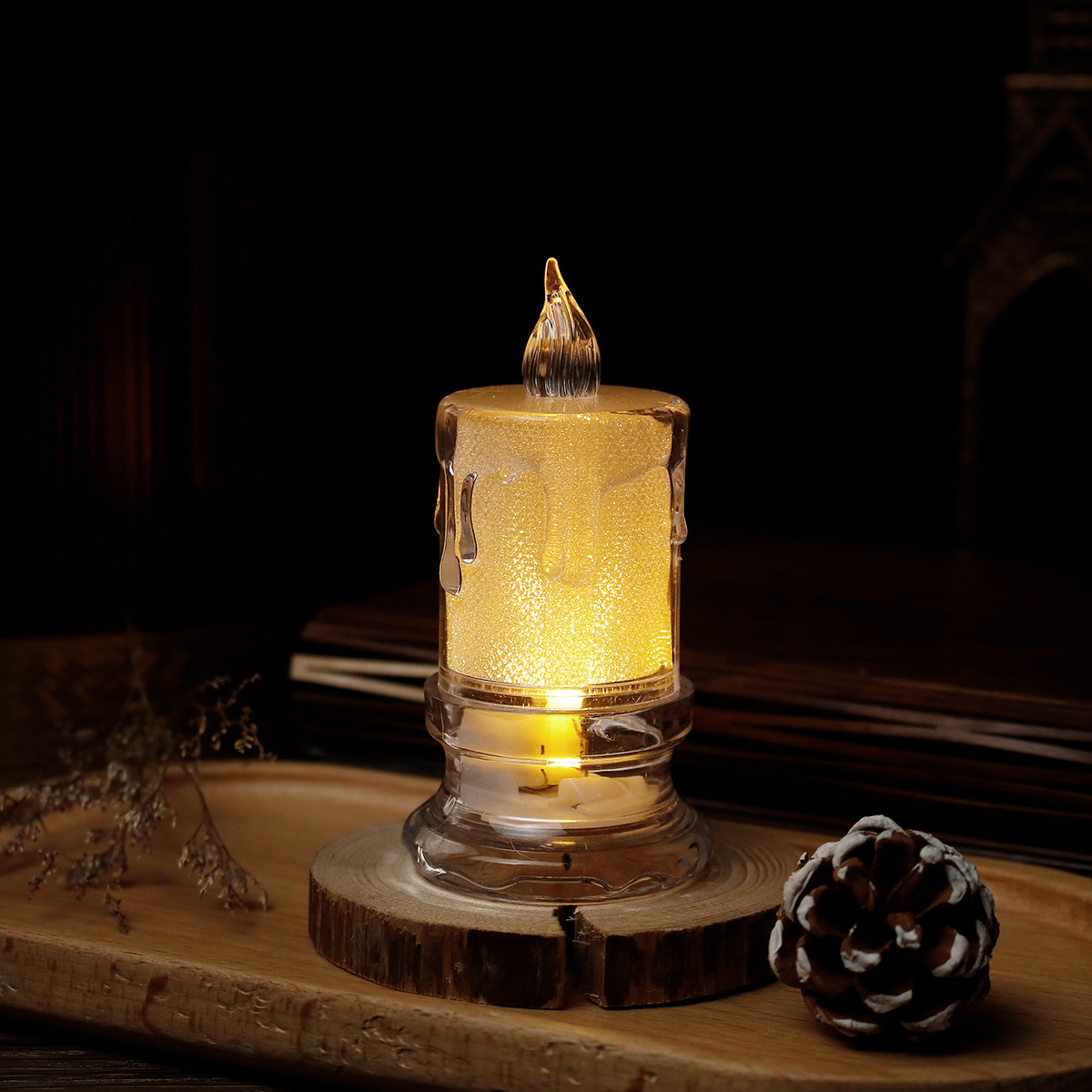 4.7*9.5 베이스 투명 촛불