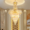 Modern and minimalistic ceiling lamp for country house for living room suitable for stairs, light luxury style