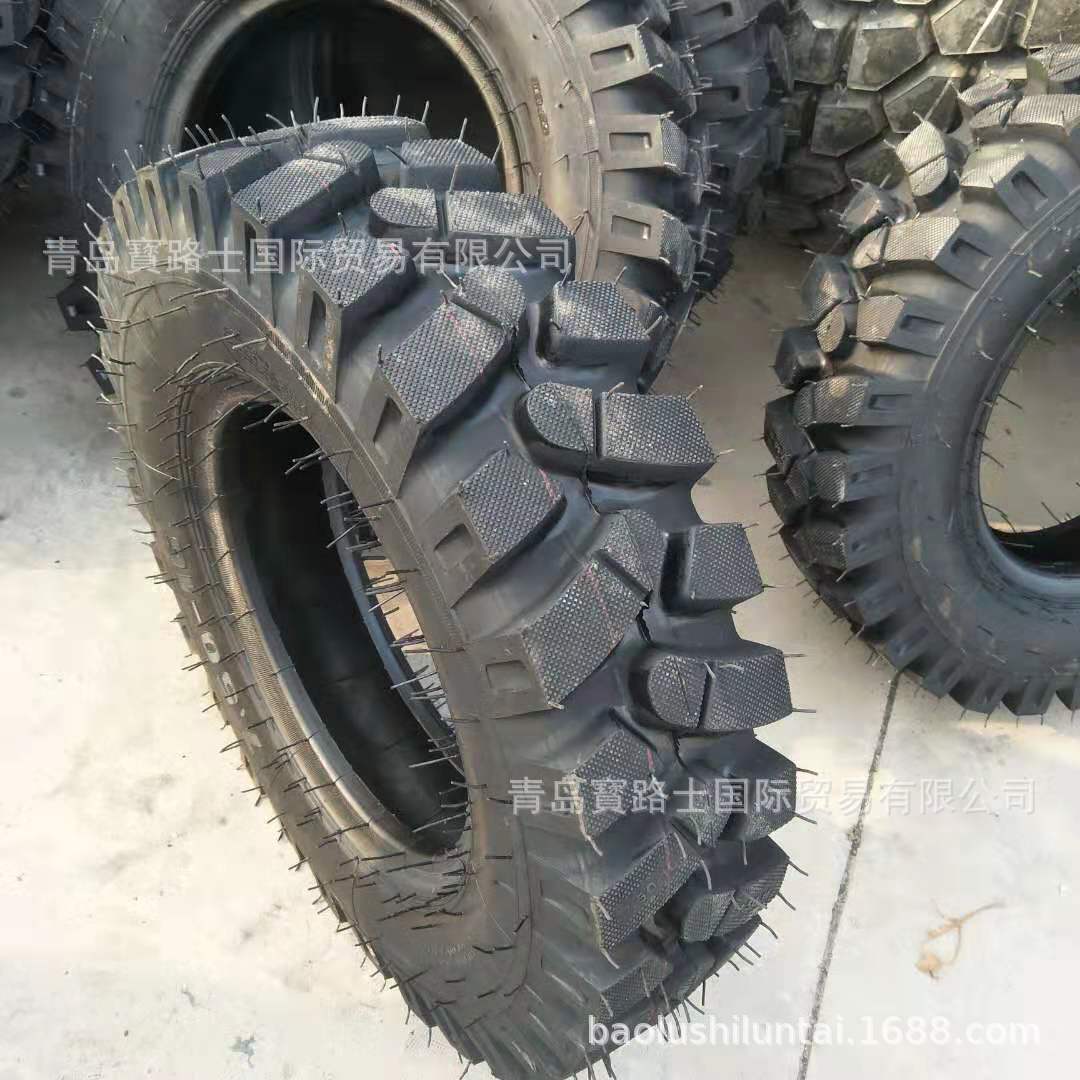 轮式挖沟机轮胎 7.50-16 山地车轮胎  越野加密花纹