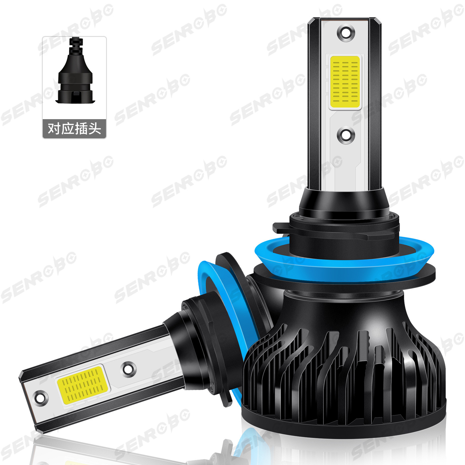 Fabricantes de venta caliente del automóvil LED construido S7 transfronterizo explosivo lámpara de coche H1H4H7 carro pequeño transformación de bombillas de faro image 10