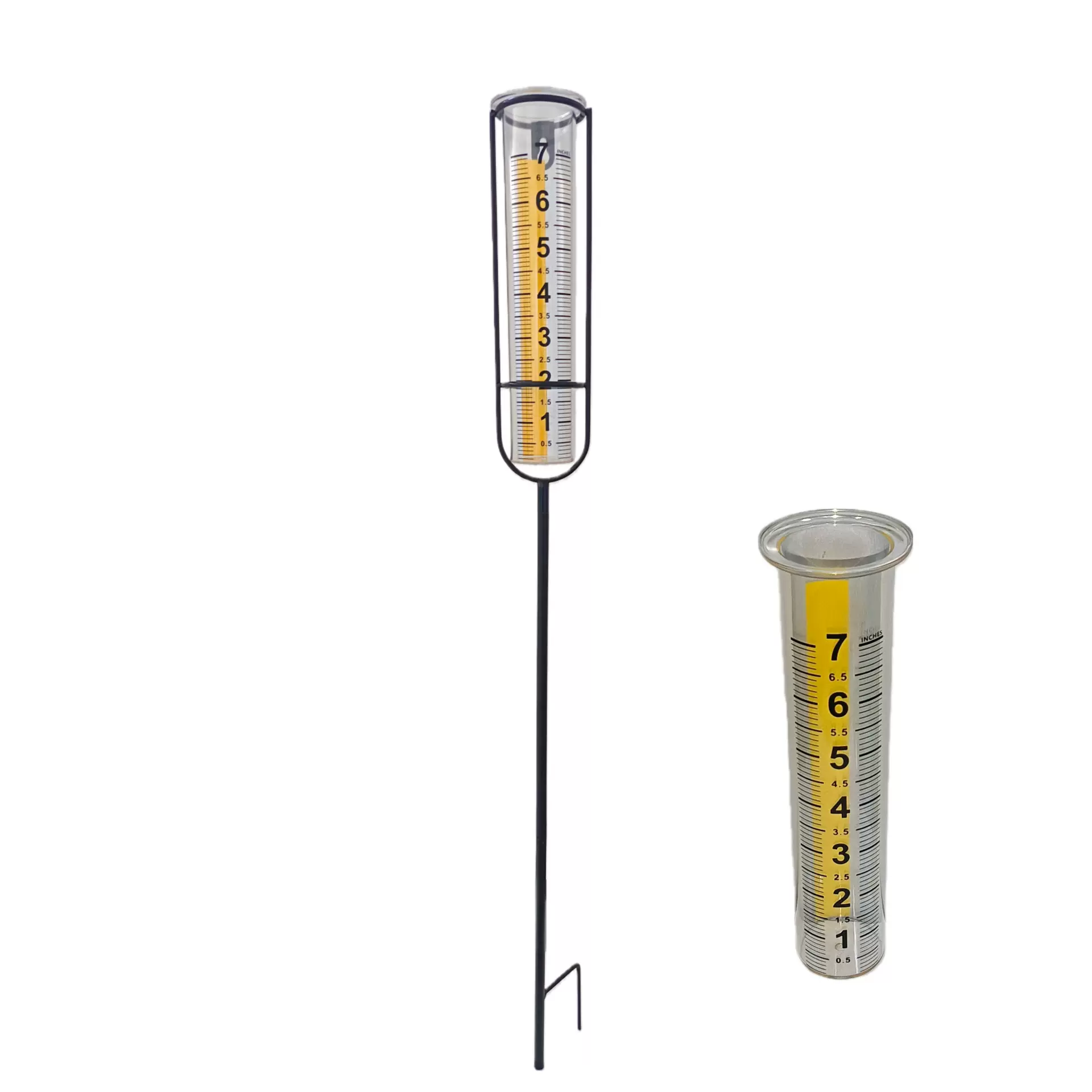 户外雨量计庭院花园创意降雨量监测计量雨器铁艺雨量器