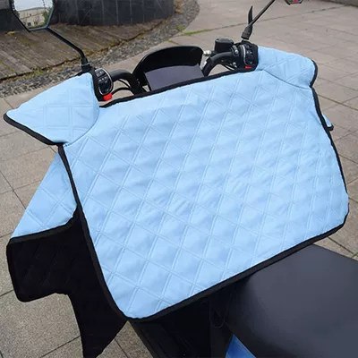 Electric car cushion, windproof quilt summer spring and - no-pattern-blue-sun-protection-large-side-wing-pocket