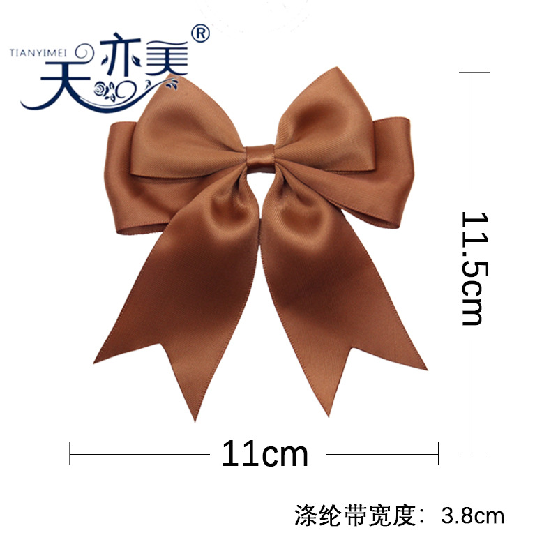 Tianyi Mei cinta de poliéster de cola de Milano arco grande 10cm tamaño de doble capa de embalaje de regalo arco de cinta