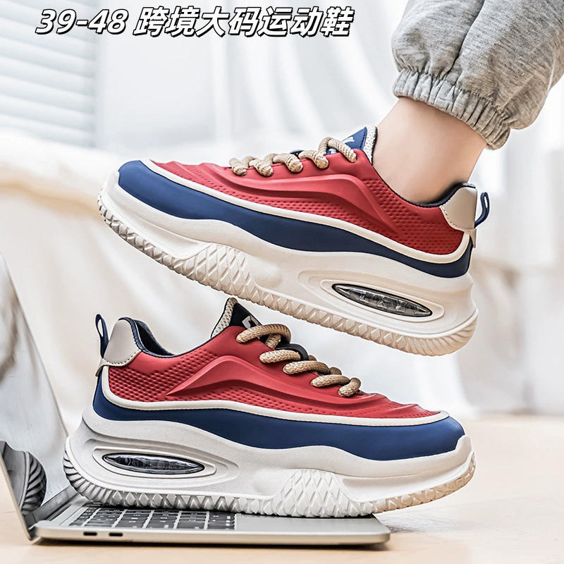 Мужская обувь большого размера с толстой подошвой, папочка, обувь 2025 новая мужская обувь модный тренд