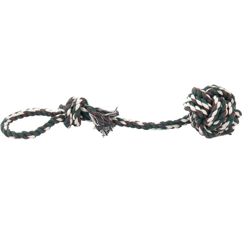 Wholesale pet teething supplies cotton rope toys Cat and dog rope knot toys Dog bite-resistant cotton rope knots